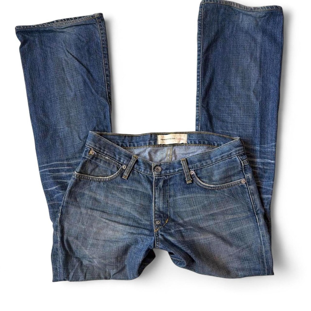 Paper Denim & Cloth Low Rise Bootcut Faded Jeans Medium Wash Size 30